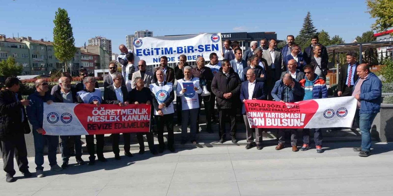 Eğitim -Bir Sen Niğde Şubesi: "Yetkilileri adım atmaya çağırıyoruz"