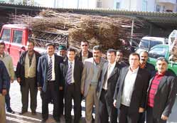 3 bin kayısı fidanı dağıtıldı