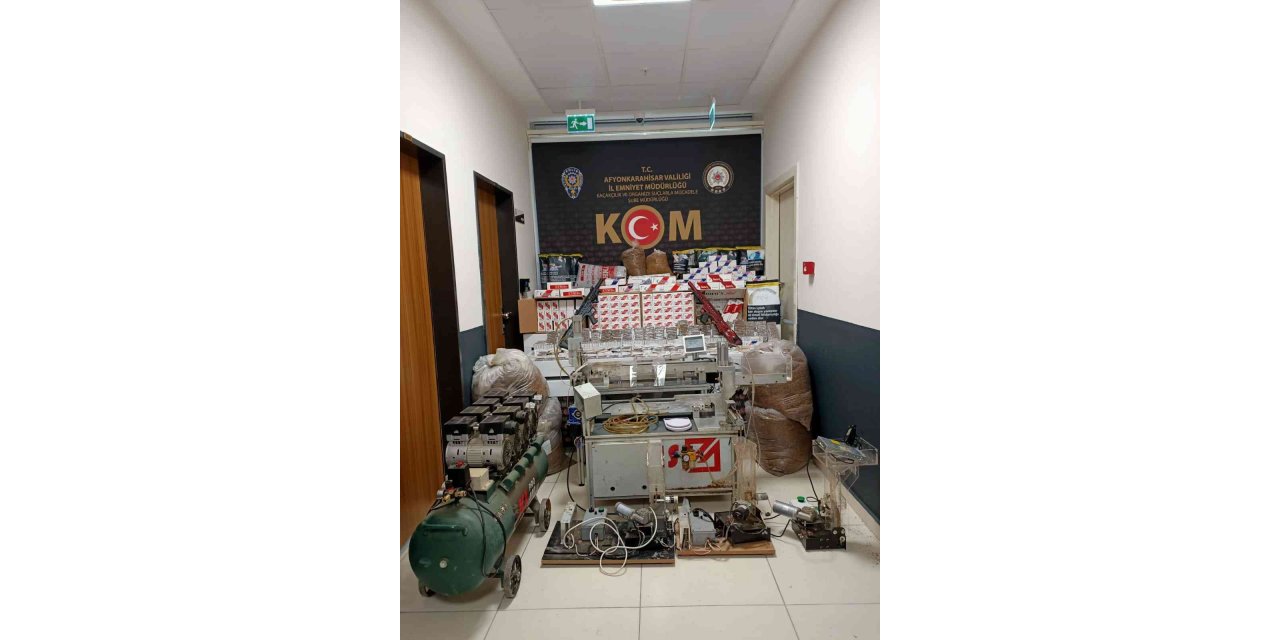Polis 136 bin doldurulmuş ve boş makaron ele geçirdi
