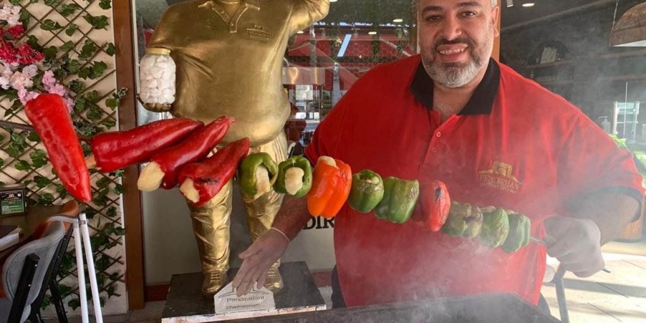 Gastronomi kentinde peynir kebabı