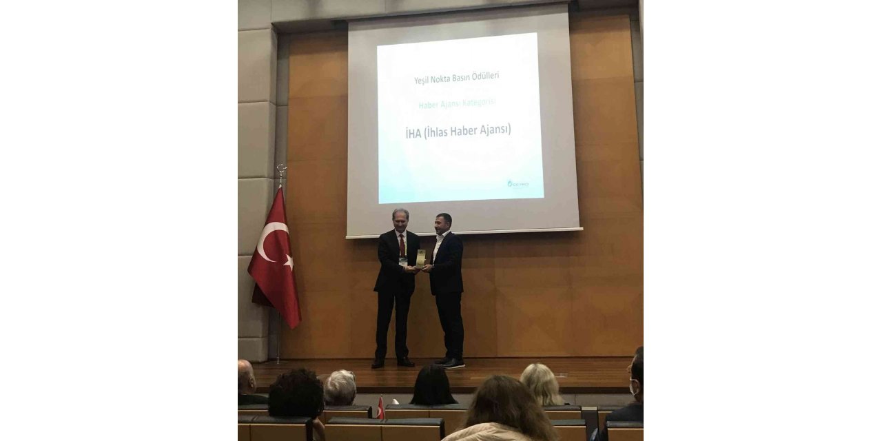 İHA’ya çevre ödülü