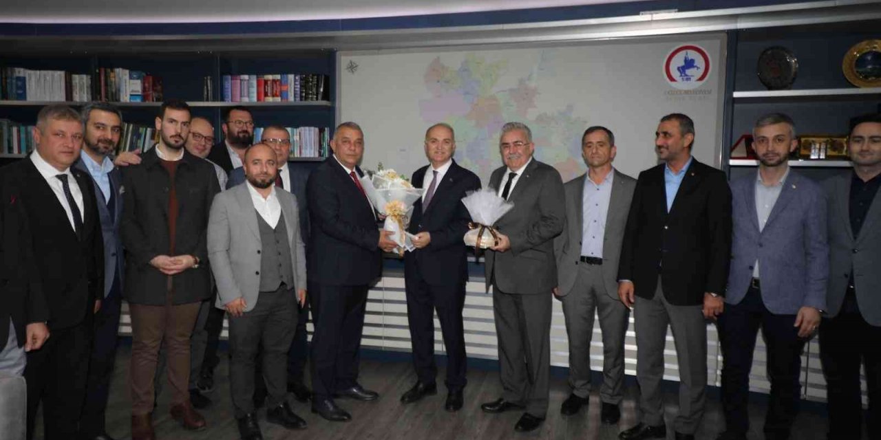 Başkan Özlü, TSO yönetimini ağırladı