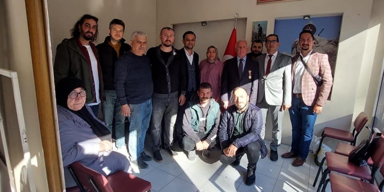 Şehit Aileleri Derneği’nden Ezine OSB’ye teşekkür ziyareti