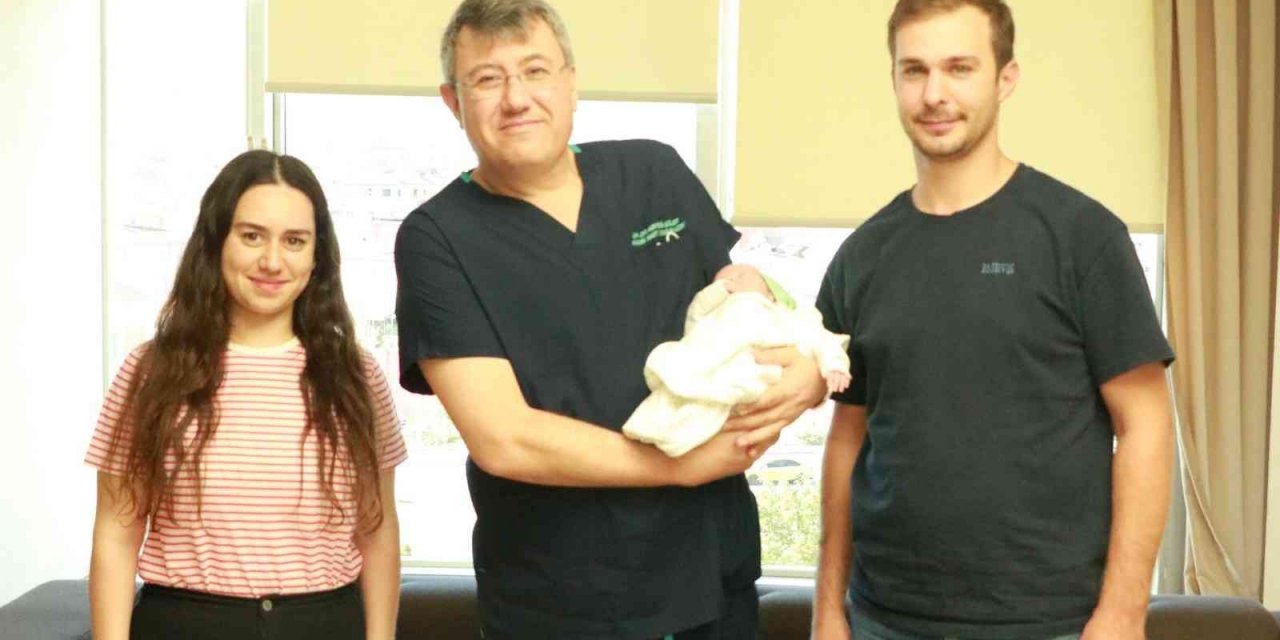 Serklaj işlemi ile erken doğum riski yüksek olan Merve, Tekden’de bebeğini sağlıkla kucağına aldı