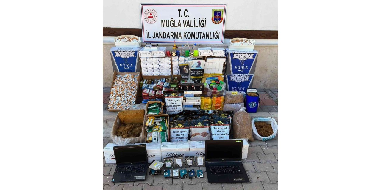 91 bin adet boş makaron ele geçirildi