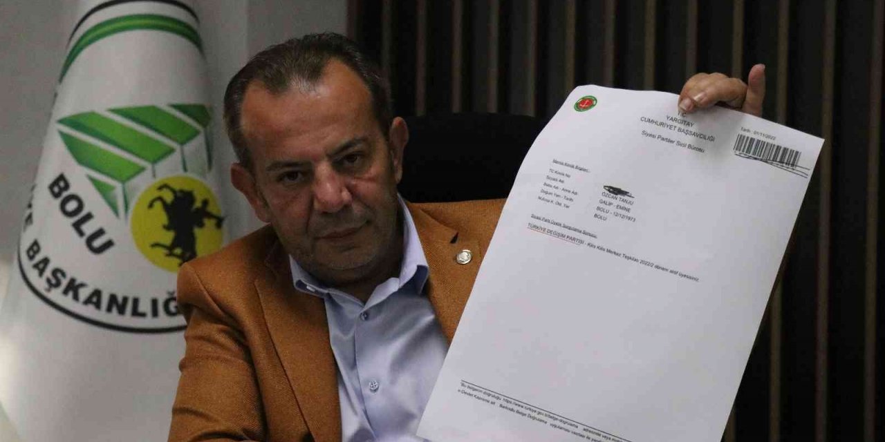 CHP’den ihraç edilen Tanju Özcan’ın TDP’ye üyeliği ortaya çıktı