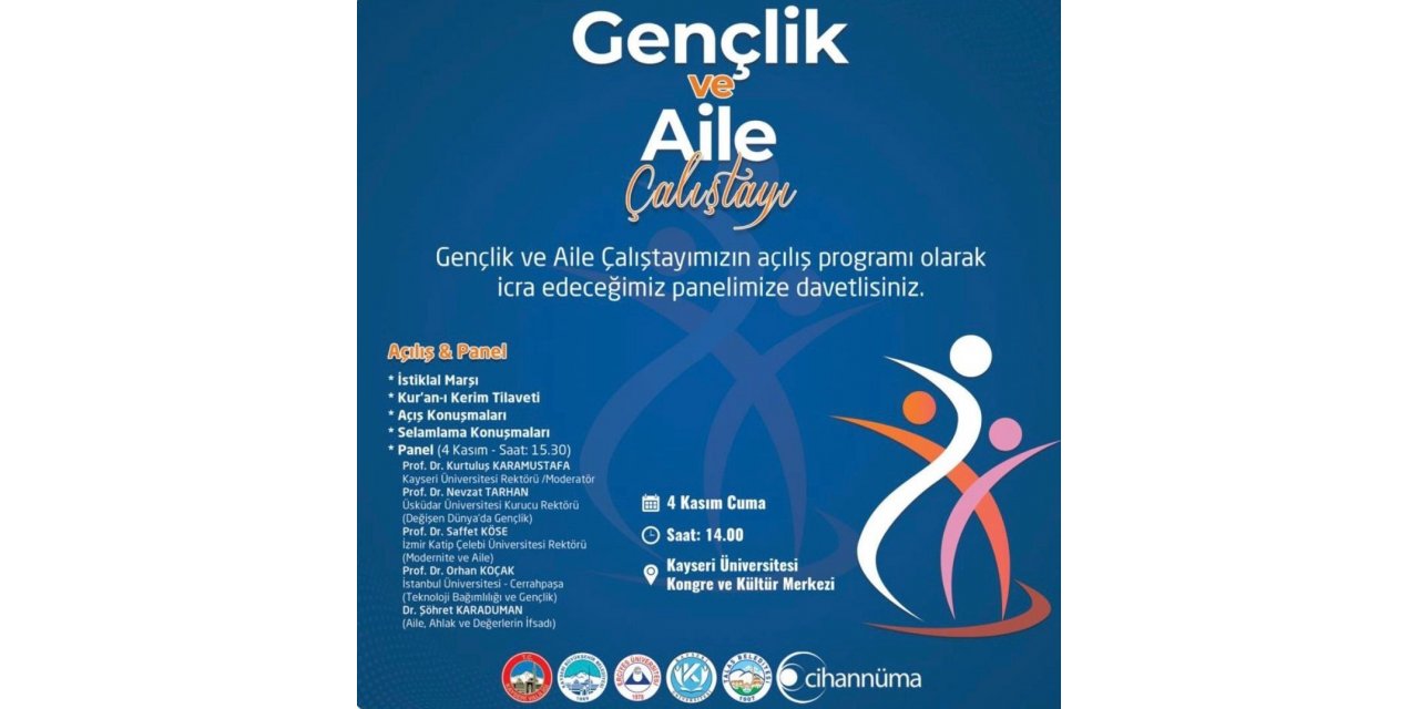 Kayseri’de Gençlik ve Aile Çalıştayı