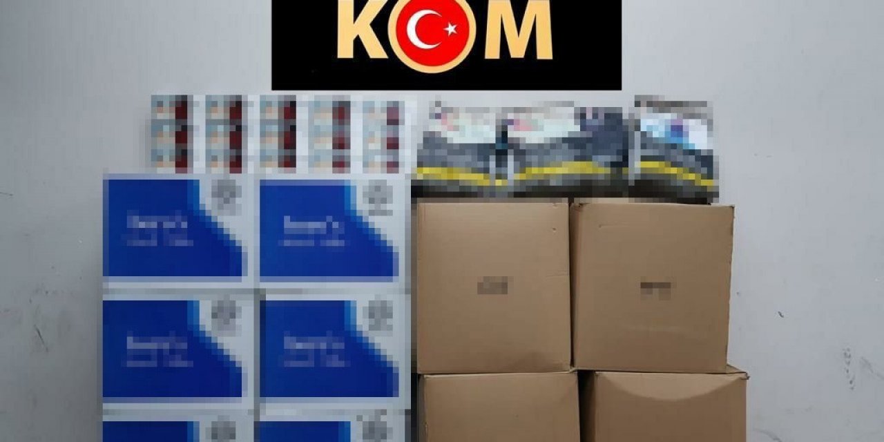 Çorum’da kaçak sigara operasyonu