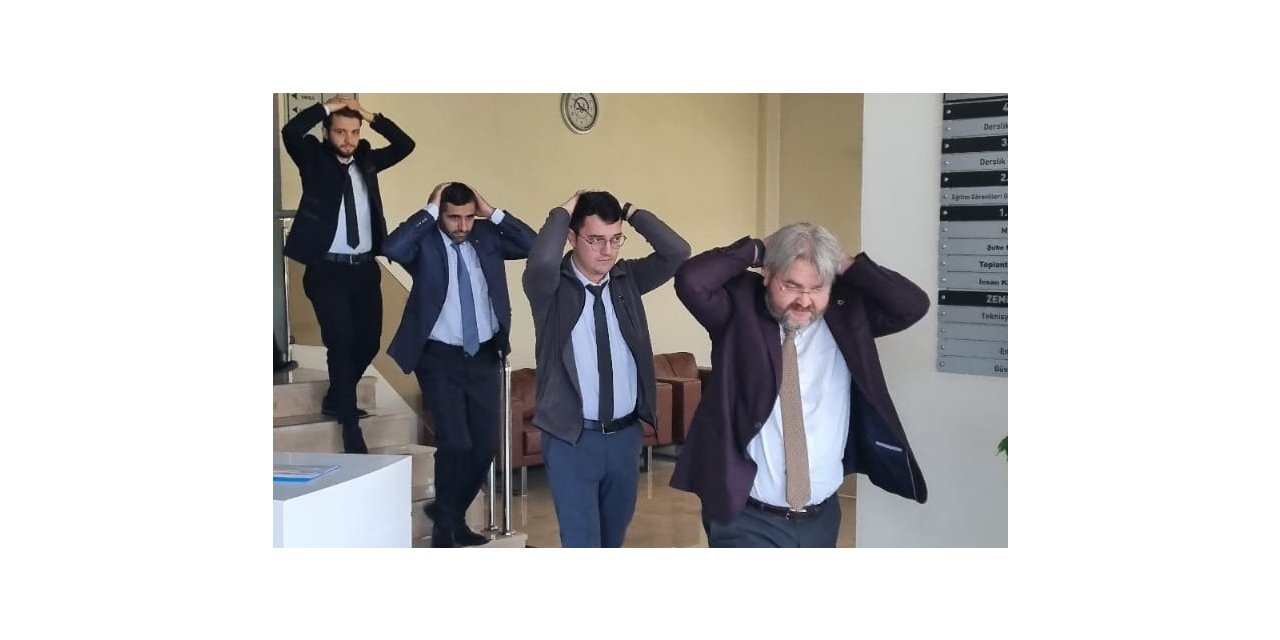 Diyanet çalışanlarına deprem tatbikatı