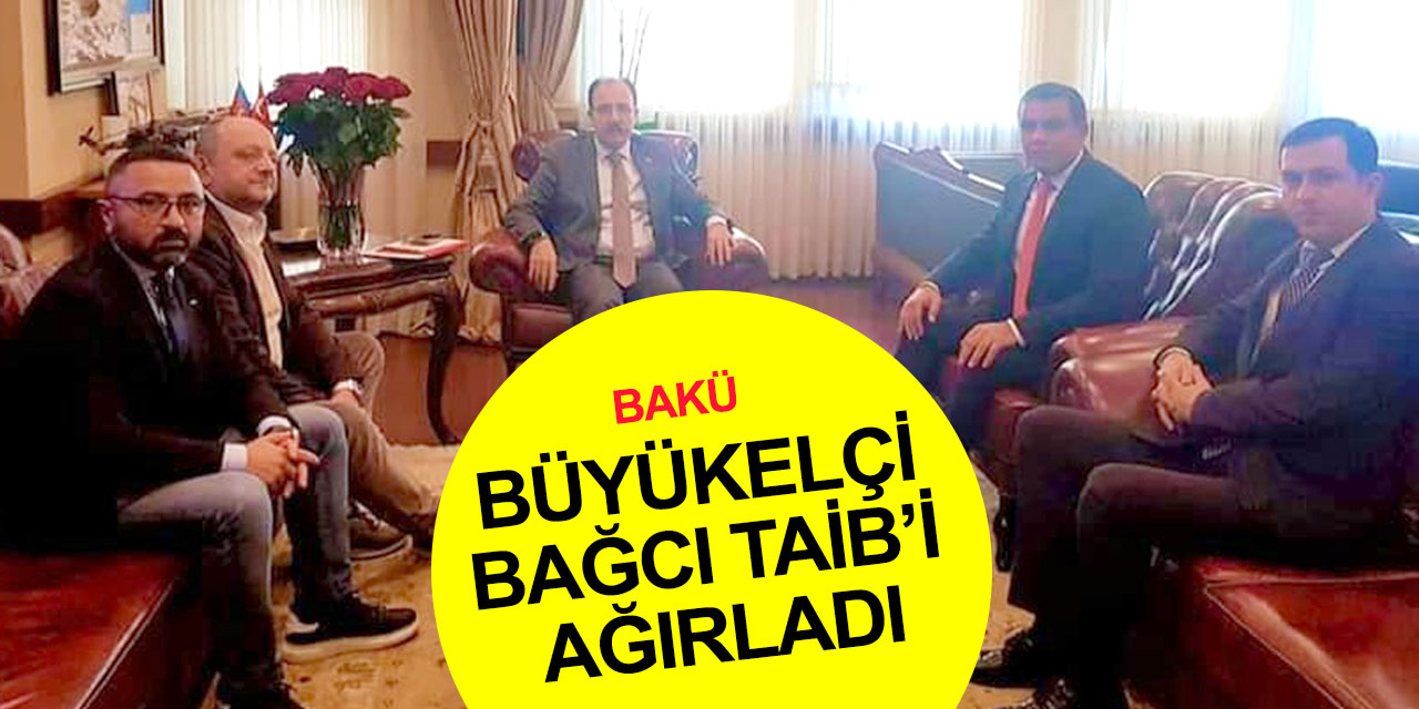 Türkiye’nin Bakü Büyükelçisi Cahit Bağcı, Türk Aksakkalları Birliği'ni ağırladı