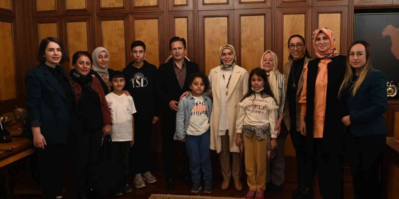 Başkan Yazıcı, lösemili çocuklarla buluştu, Kronik Hastalıklar Merkezi’nin müjdesini verdi