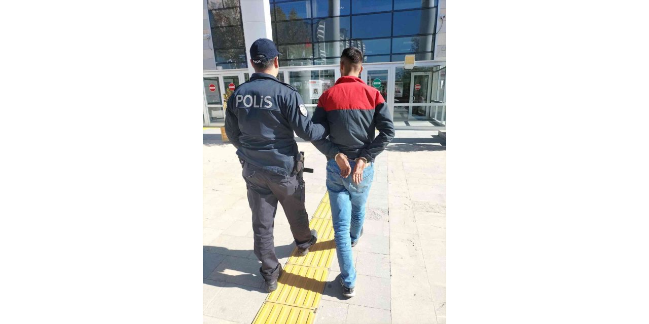 Elazığ’da su saati ve muslukları çalan şüpheli tutuklandı