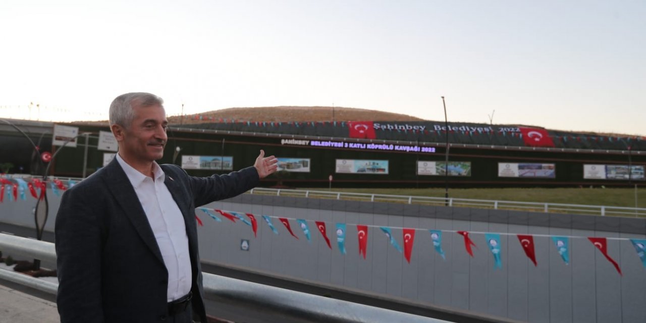 Gaziantep’te yapılan 3 katlı akıllı kavşağı Cumhurbaşkanı Erdoğan hizmete açacak