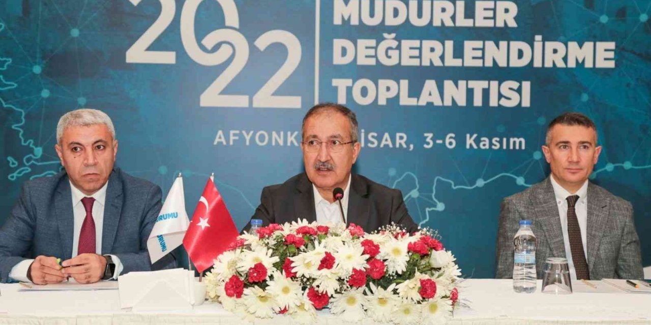 BİK 2022 Müdürler Değerlendirme Toplantısı Afyonkarahisar’da başladı
