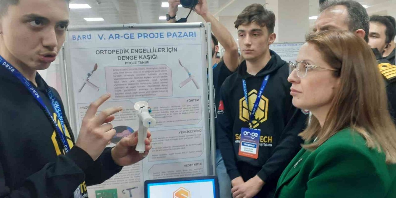 Ahi Evran Mesleki ve Teknik Anadolu Lisesi BARÜ Ar-Ge Proje Pazarında