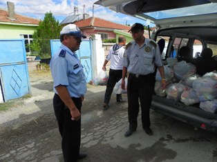 Kulu belediyesinden yardım