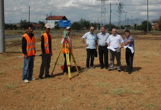 Hüyük-Çukurkent karayolunda çalışma