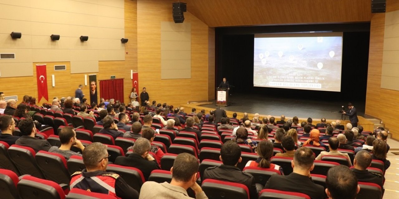Özlü, “Şehrin gelişme akslarını planlamak istiyoruz”