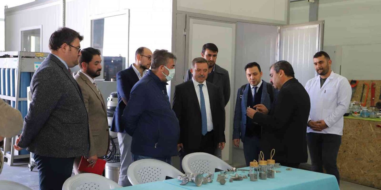 ’İleri Alaşımlar Üretim Merkezi’n de inceleme yapıldı