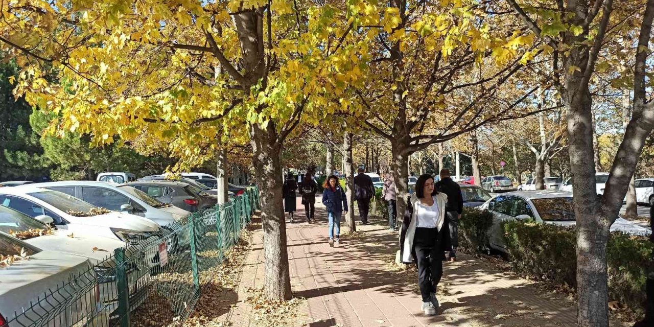 ESOGÜ’den hayran bırakan sonbahar manzaraları