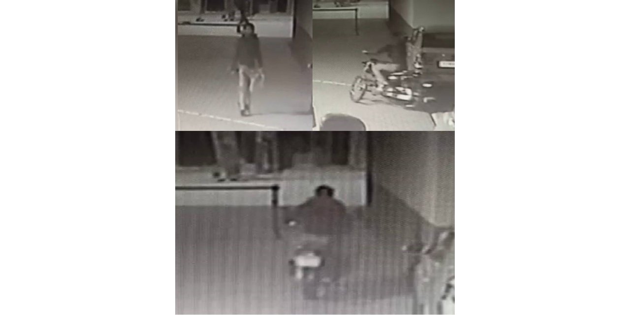 Hırsız motosikleti böyle çaldı: O anlar kamerada