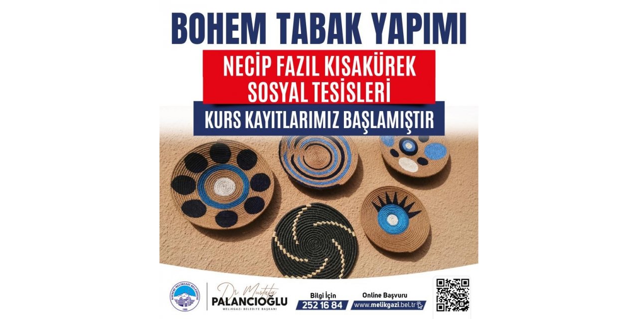 MELMEK’te İlk Kez Açıldı: ’Bohem Tabak Yapım Kursu’