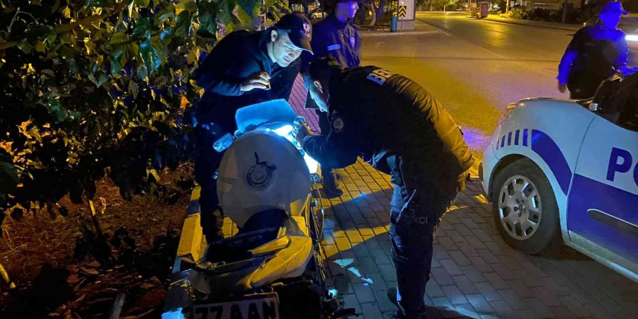 Alanya’dan çalınan motosiklet Gazipaşa’da bulundu