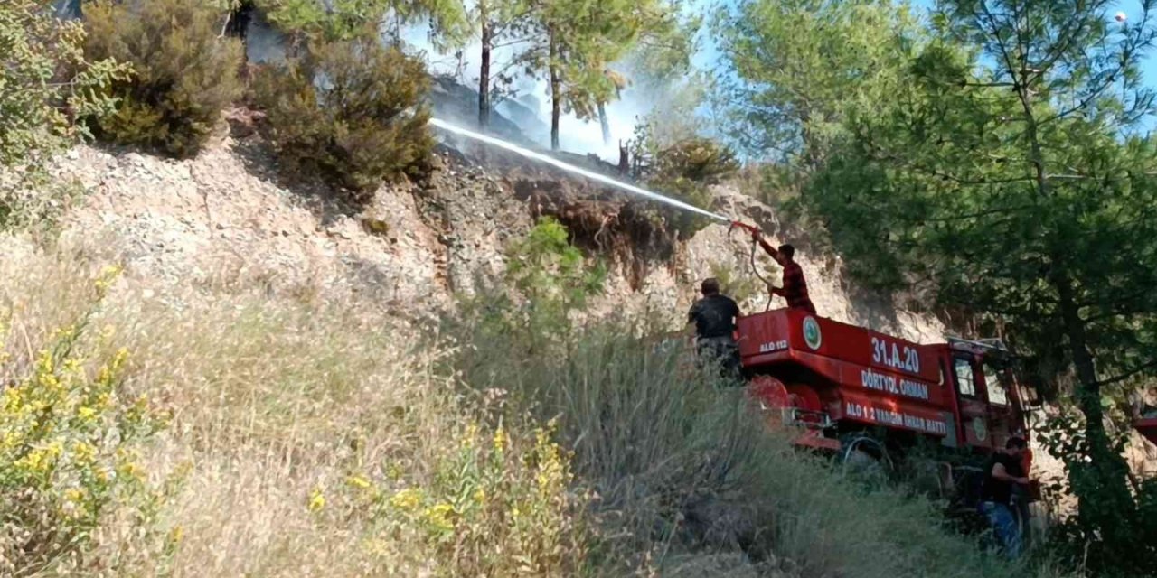 Dörtyol’da çıkan orman yangını söndürüldü