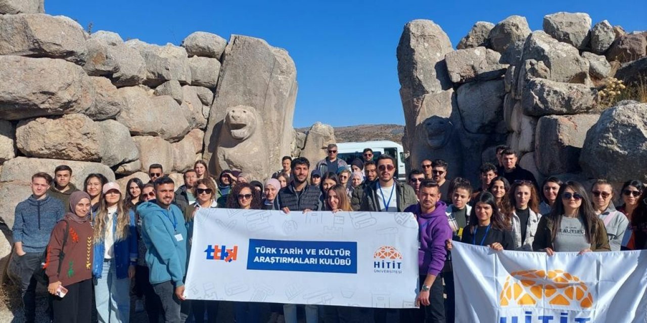Üniversite öğrencilerinden Hititler’in başkentine yolculuk