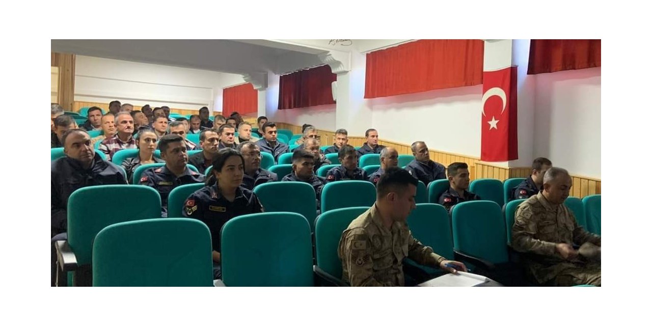 Elazığ Doğa Koruma Şube Müdürlüğünden jandarma ekiplerine bilgilendirme