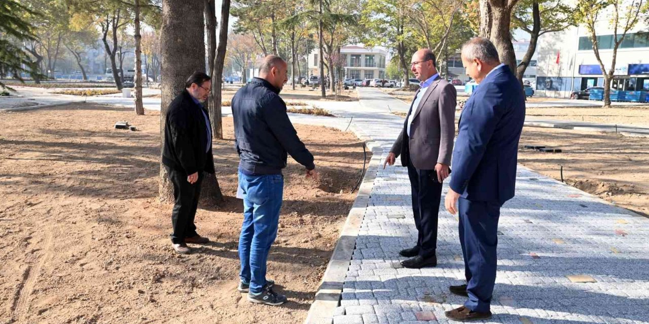 Konya haber! Cem Sultan Parkında çalışmalar hızlandı