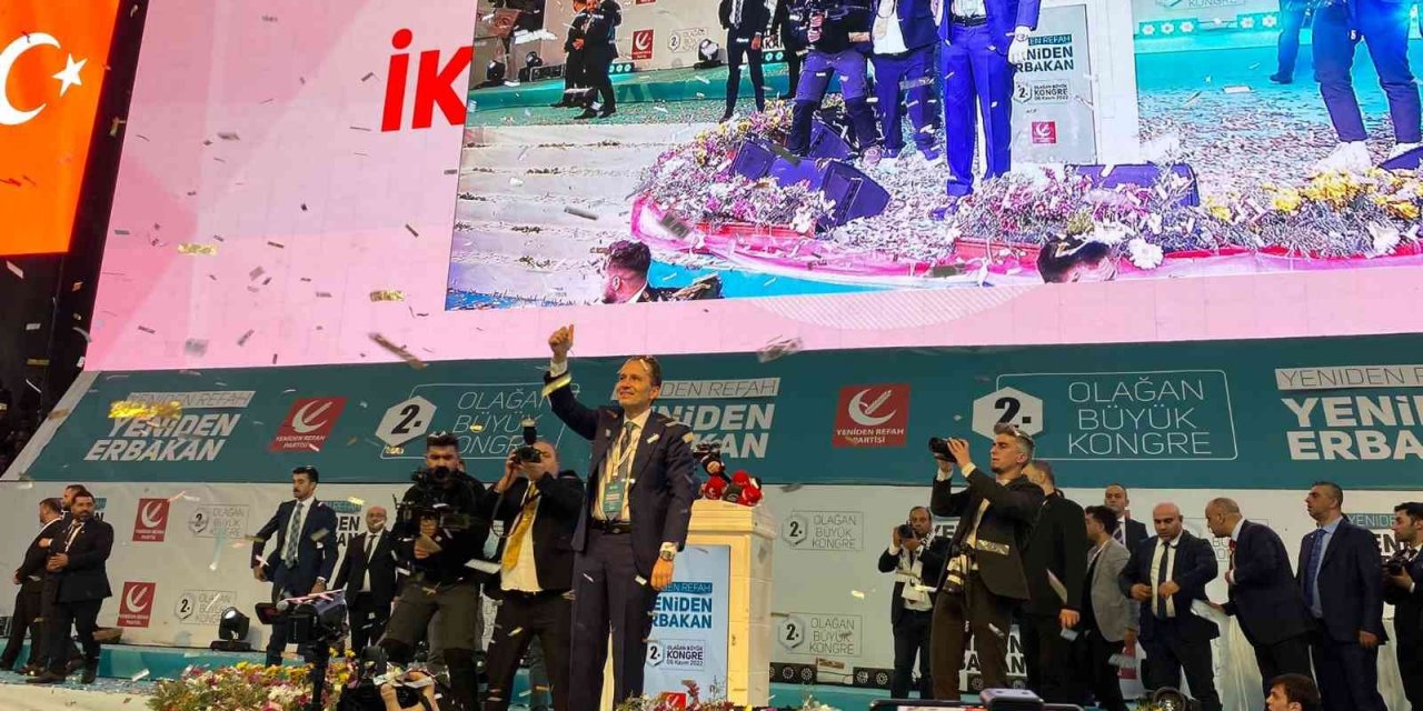 Yeniden Refah Partisi genel başkanlığına yeniden Fatih Erbakan seçildi