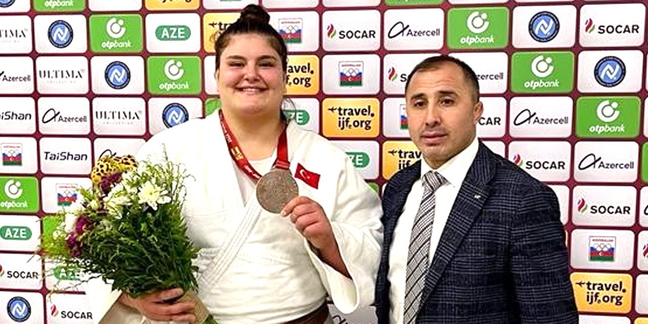 Bakü Grand Slam’de Hilal Öztürk’ten bronz madalya