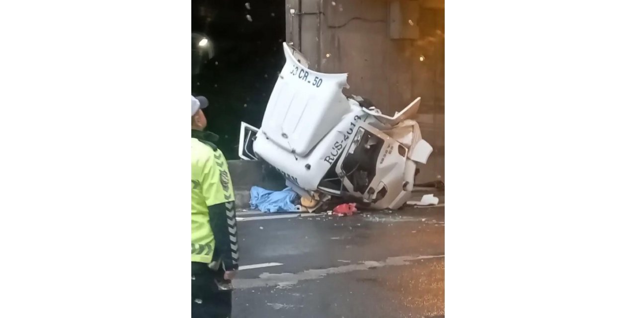 Otoyolda feci kaza: 1 ölü