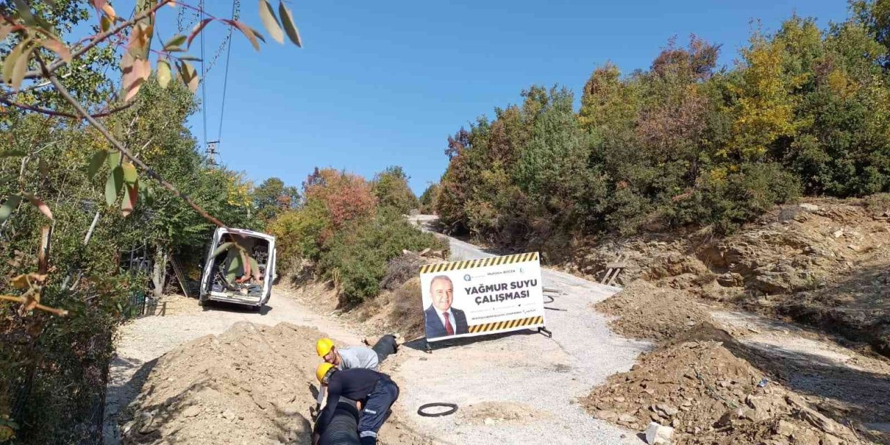 ASAT’tan İbradı’da yağmur suyu çalışması