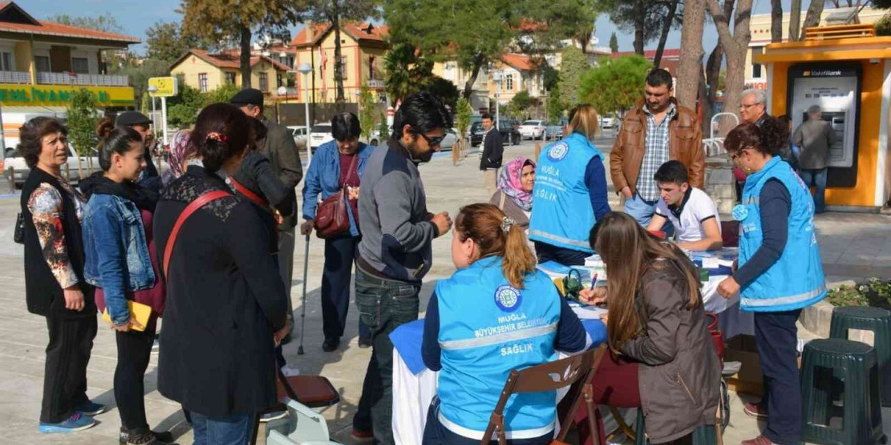 Büyükşehir’den 13 ilçede şeker ölçümü
