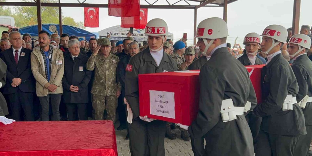 Kuzey Irak şehidi Hatay’da son yolculuğuna uğurlanıyor