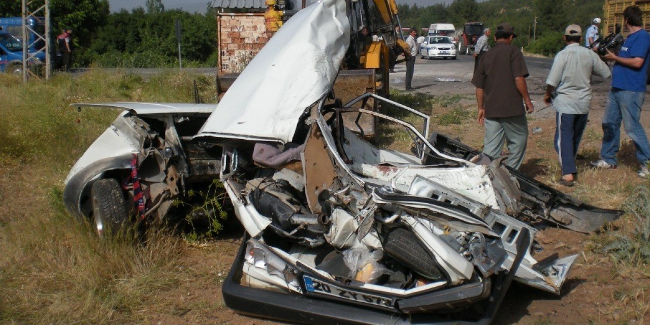 Denizli’de son 1 haftada 159 trafik kazası meydana geldi