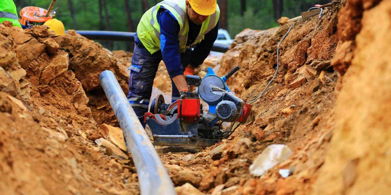 MUSKİ, Seydikemer’de içme suyu çalışmalarını sürdürüyor