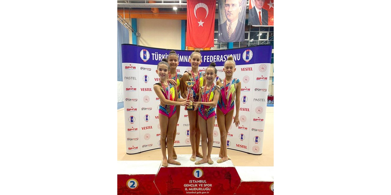 Antalyasporlu Cimnastikçiler İstanbul’da şampiyon