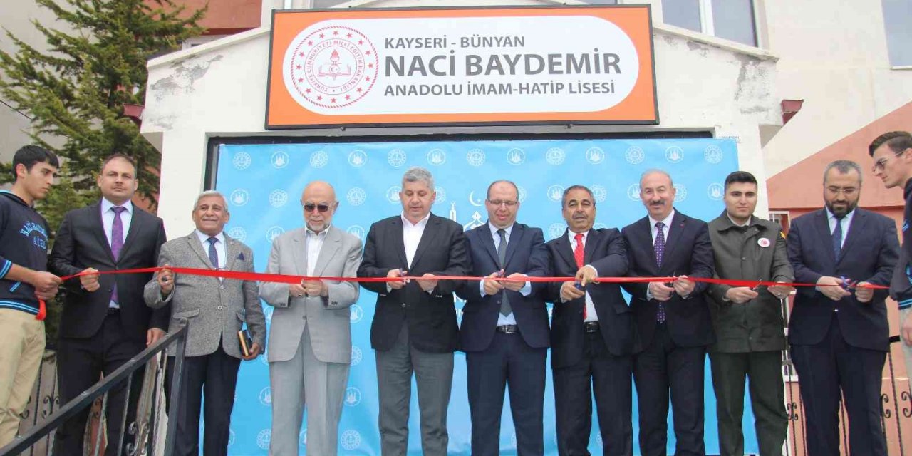 Bünyan Naci Baydemir A.İ.H.L’de toplu açılış töreni gerçekleştirildi