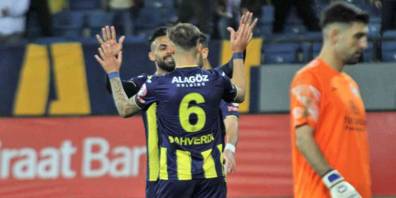 MKE Ankaragücü Amed Sportif'i 6-2 mağlup edip üst tura atladı