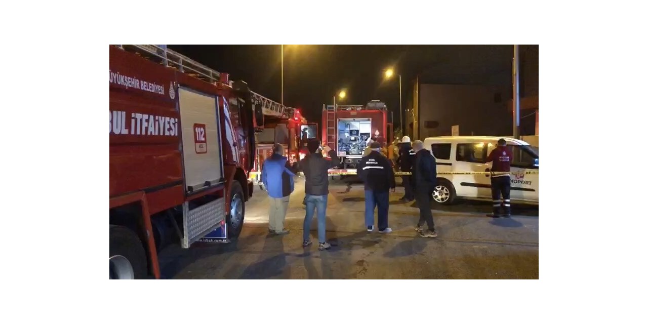 Ataşehir’de iş yerinde oksijen tüpü patladı: 2 yaralı