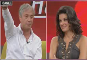 Metin uca canlı yayında böyle 'uçtu'