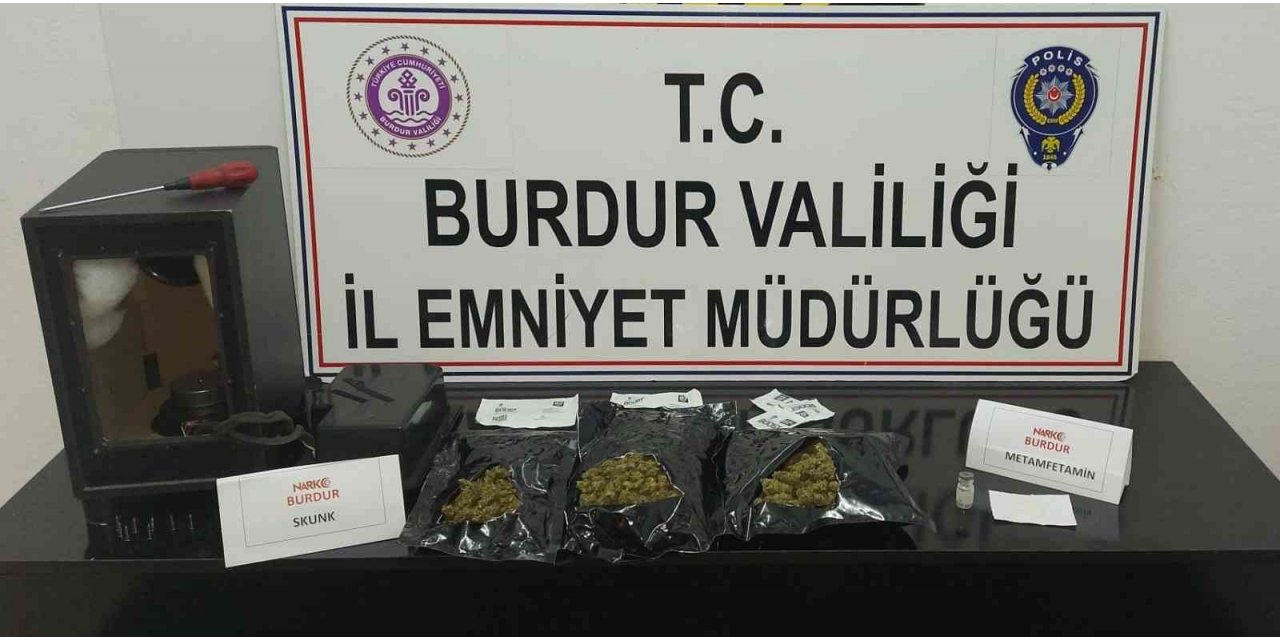 Burdur’da uyuşturucu operasyonu: 2 tutuklama