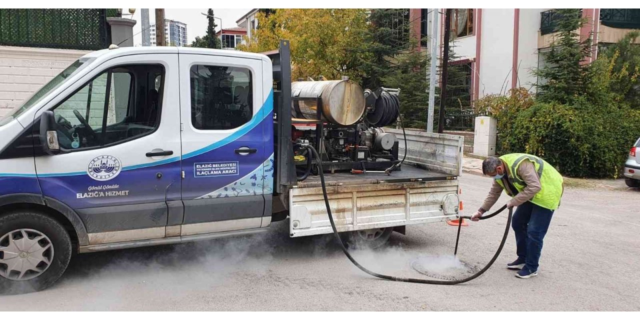 Elazığ’da  larva ile mücadele çalışmaları sürüyor