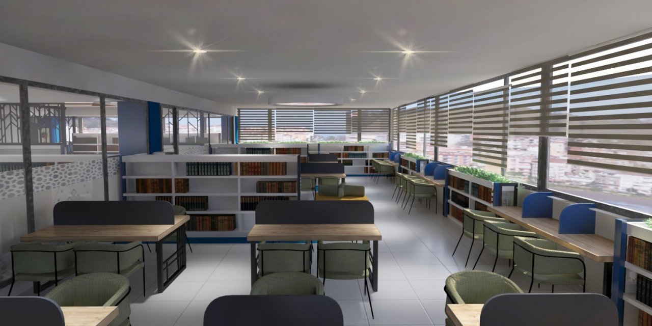 Ünye’ye yeni kütüphane kazandırılıyor