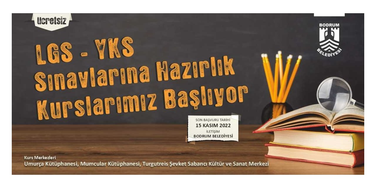 Belediyeden öğrencilere ücretsiz hazırlık kursları