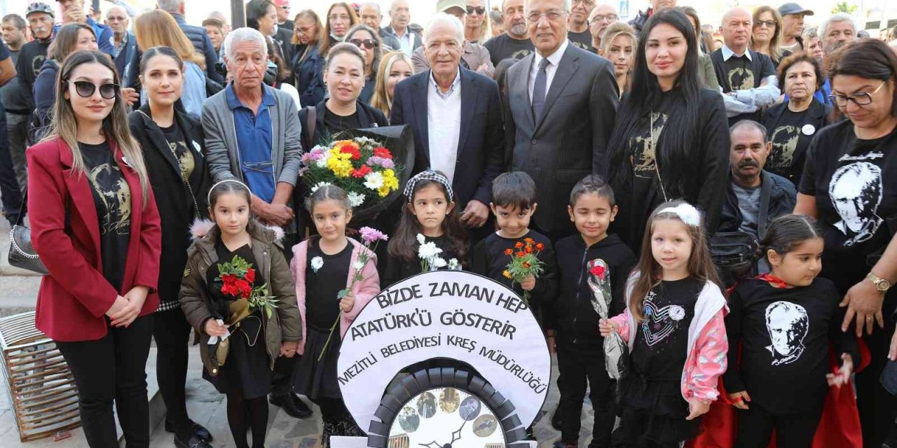 Atatürk, ölümünün 84. yılında Mezitli’de törenle anıldı