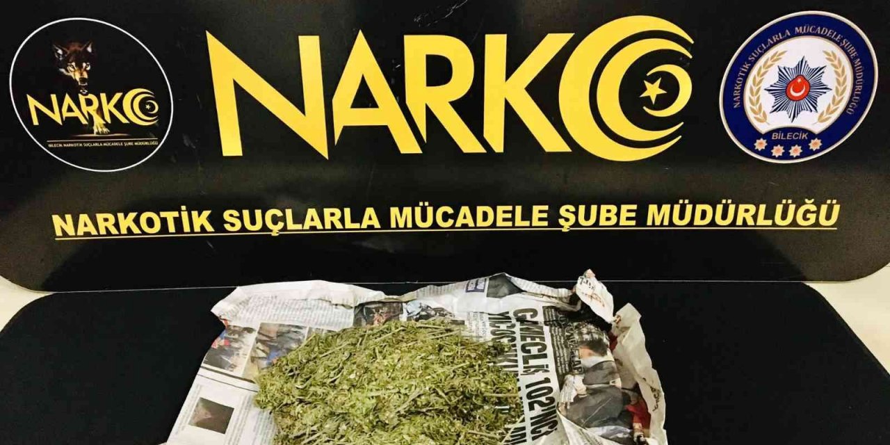 Bilecik’te 181 gram esrar ele geçirildi, 2 kişi yakalandı